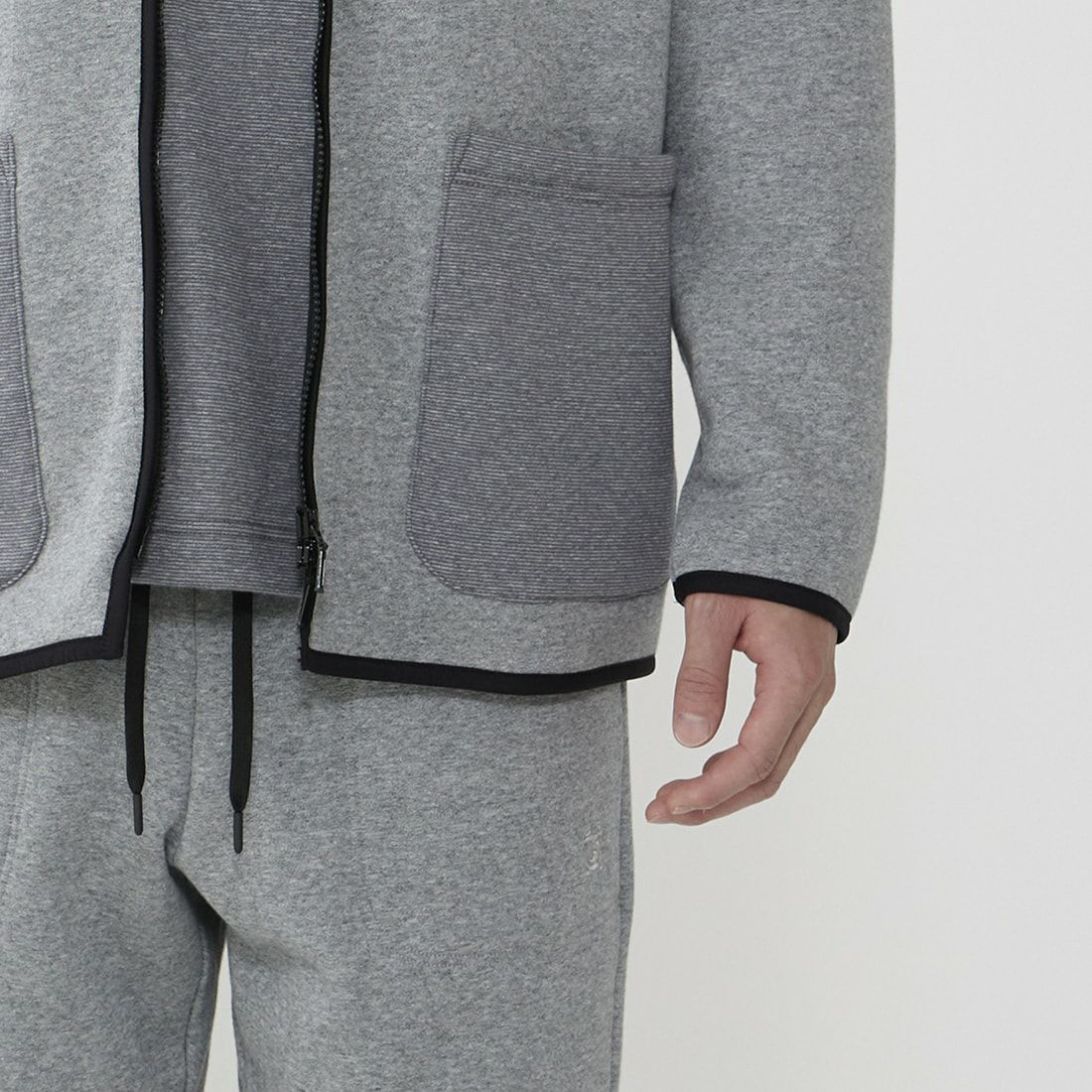 タケオキクチ 長袖ジップカーディガン