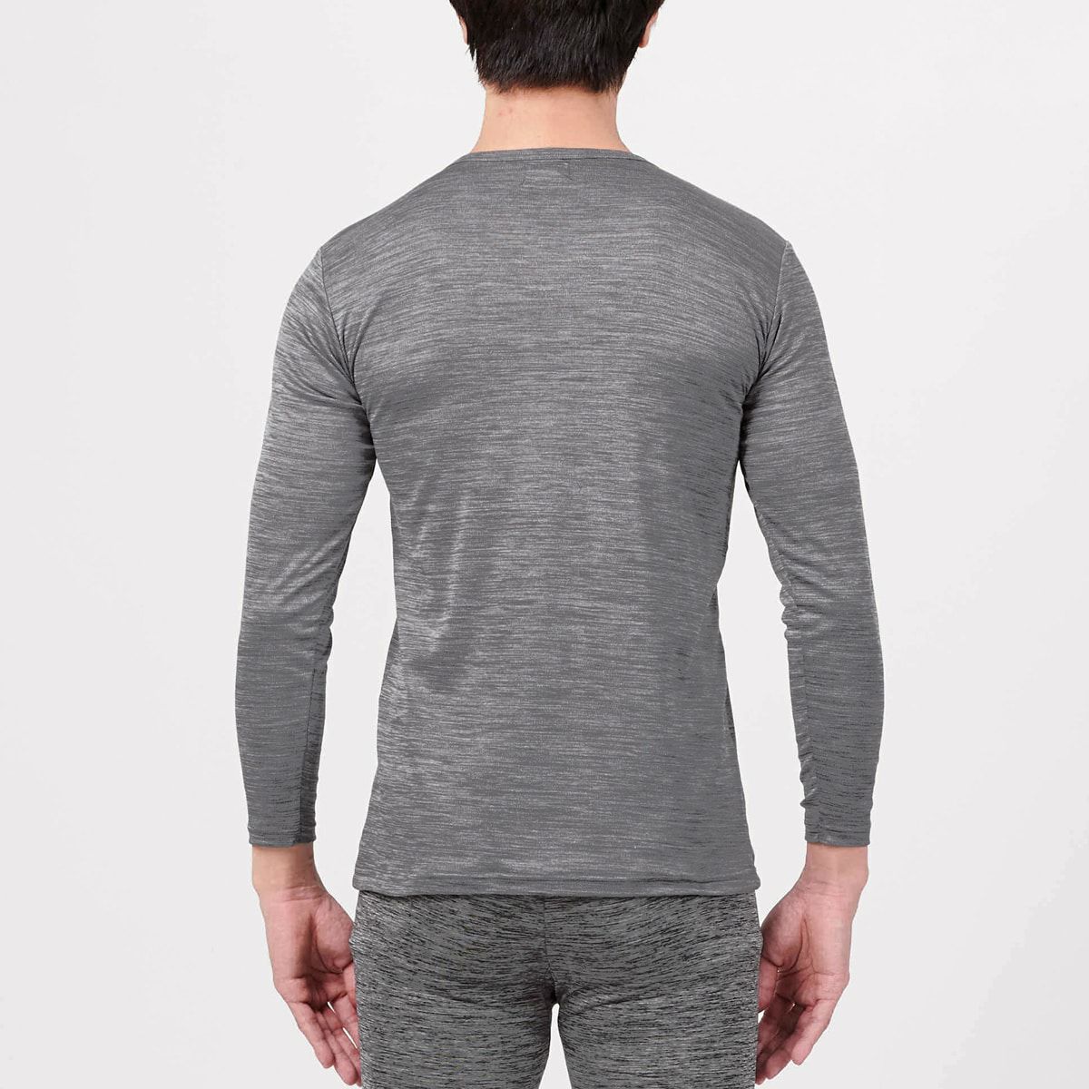 BREEZE/TEX メンズ 長袖丸首 シャツ