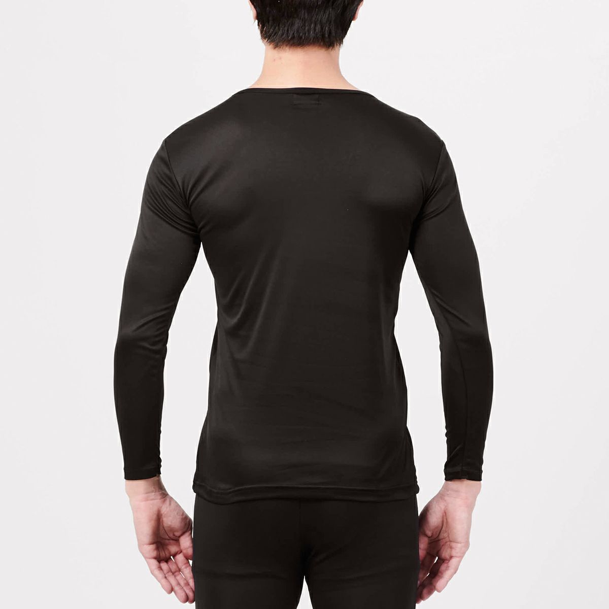 BREEZE/TEX メンズ 長袖丸首 シャツ