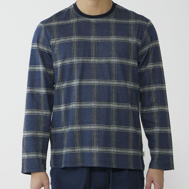 長袖クルーネックシャツ