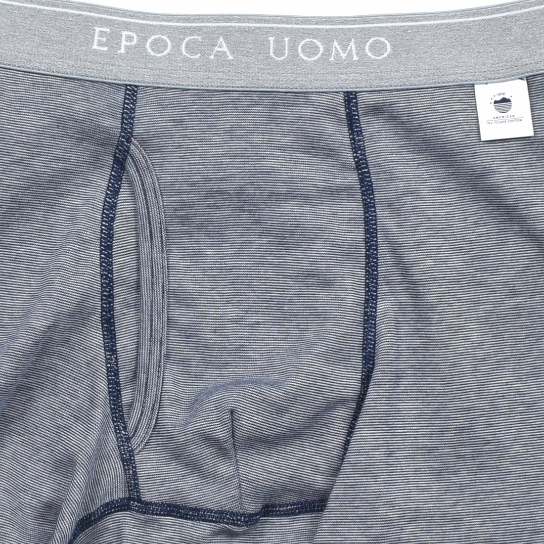 エポカ ウォモ 前開アメリカンシーアイランドコットンボクサー 
