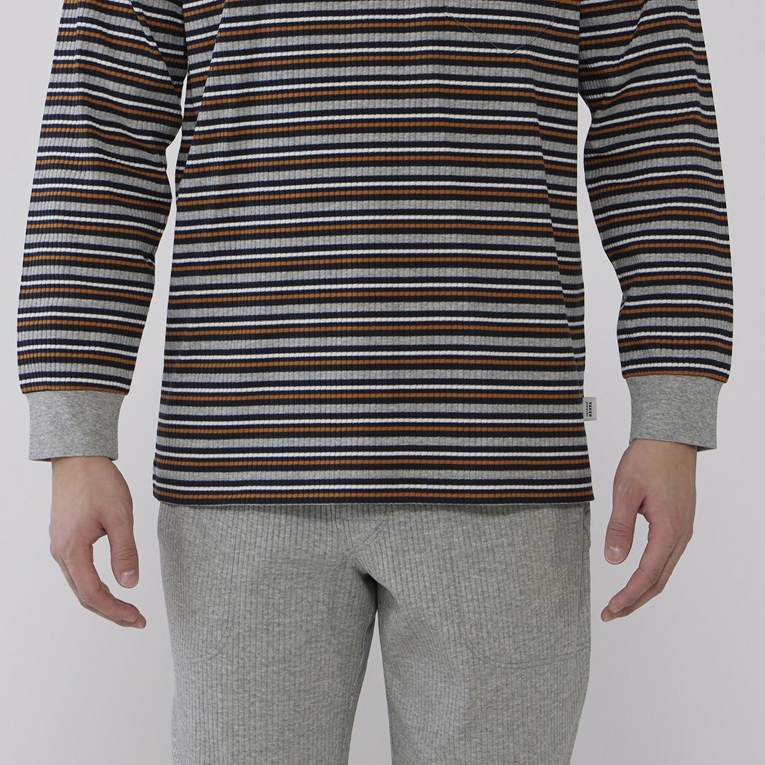 タケオキクチ　長袖ヘンリーネックパジャマ