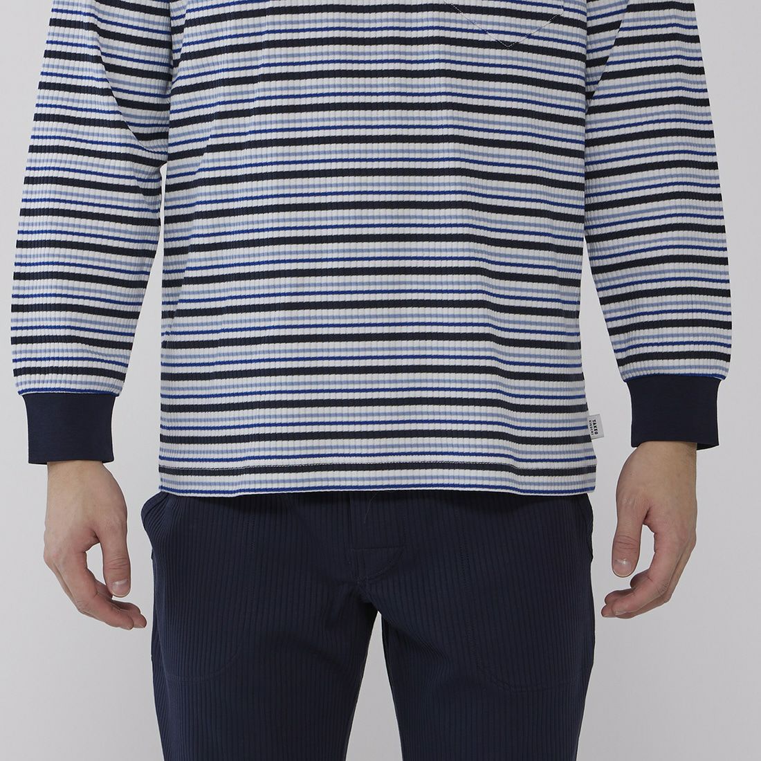 タケオキクチ　長袖ヘンリーネックパジャマ