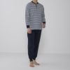 タケオキクチ　長袖ヘンリーネックパジャマ