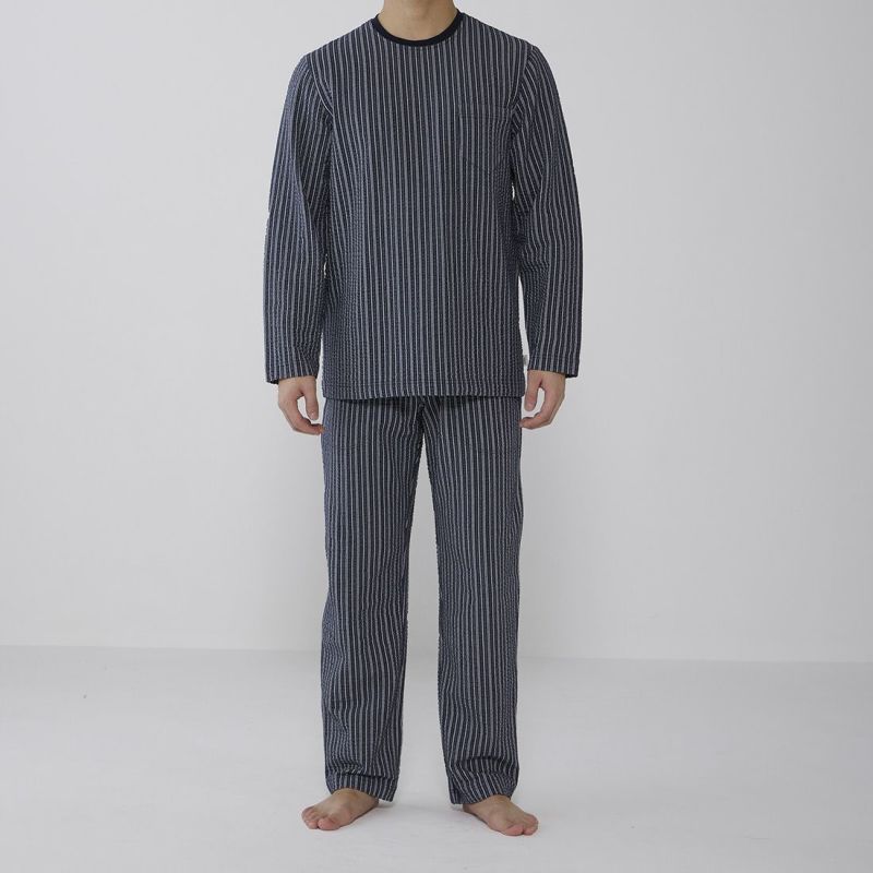 タケオキクチ　長袖クルーネックパジャマ