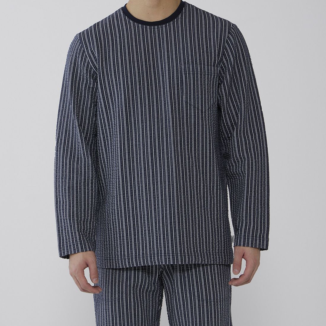 タケオキクチ　長袖クルーネックパジャマ