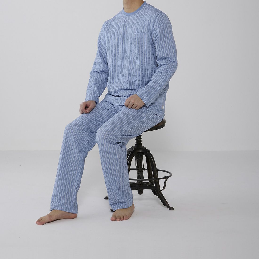 タケオキクチ　長袖クルーネックパジャマ