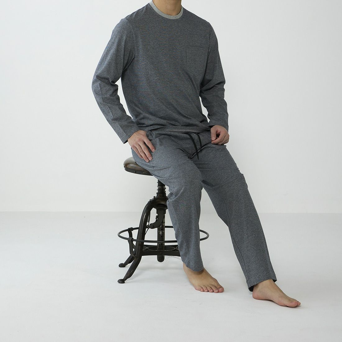 タケオキクチ　長袖クルーネックシャツ