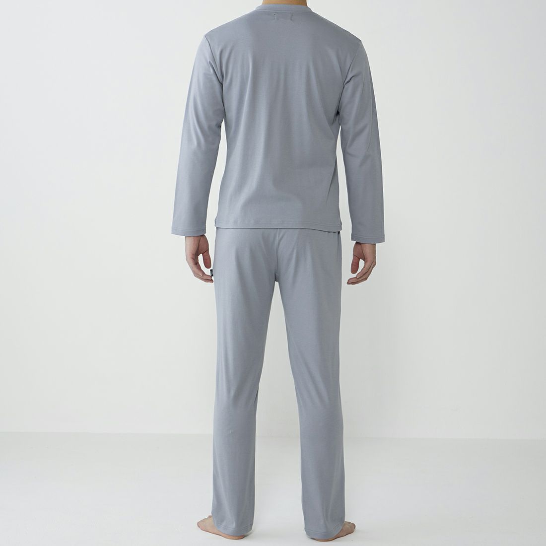 ポカ ウォモ アメリカンシーアイランドコットン前閉ロングテーパードパンツ