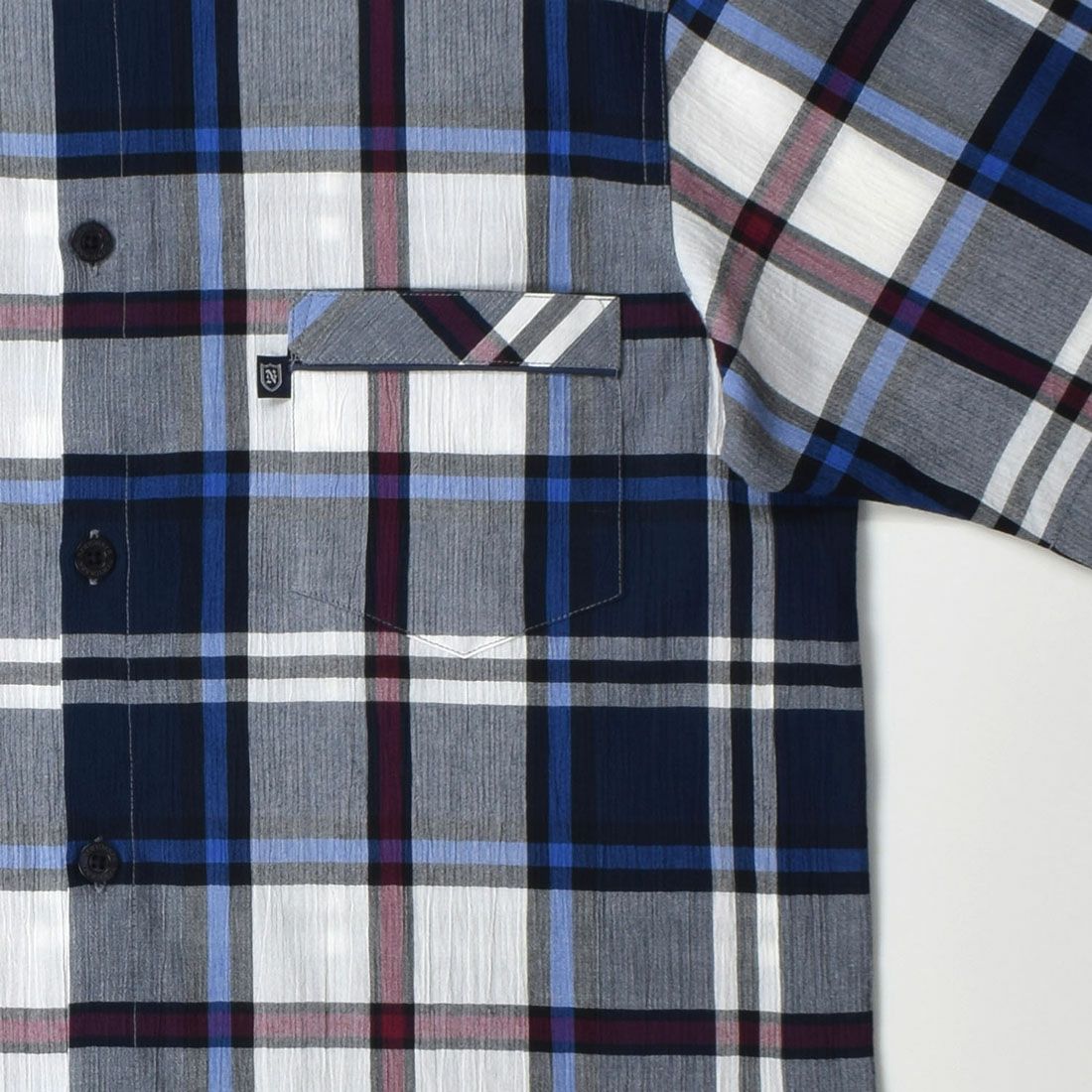 ニューヨーカー 半袖前開シャツ