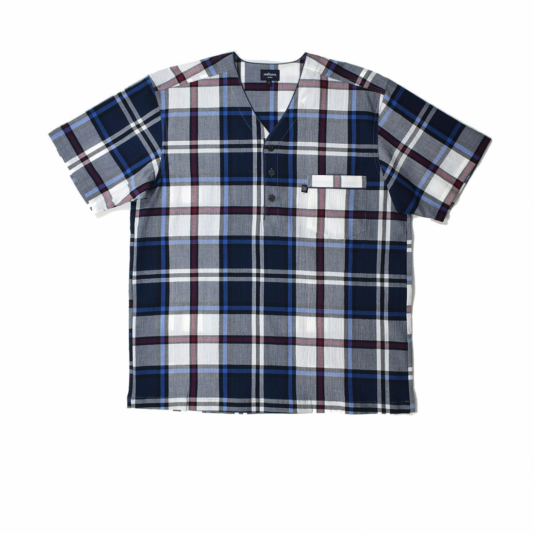 ニューヨーカー 半袖ヘンリーネックシャツ