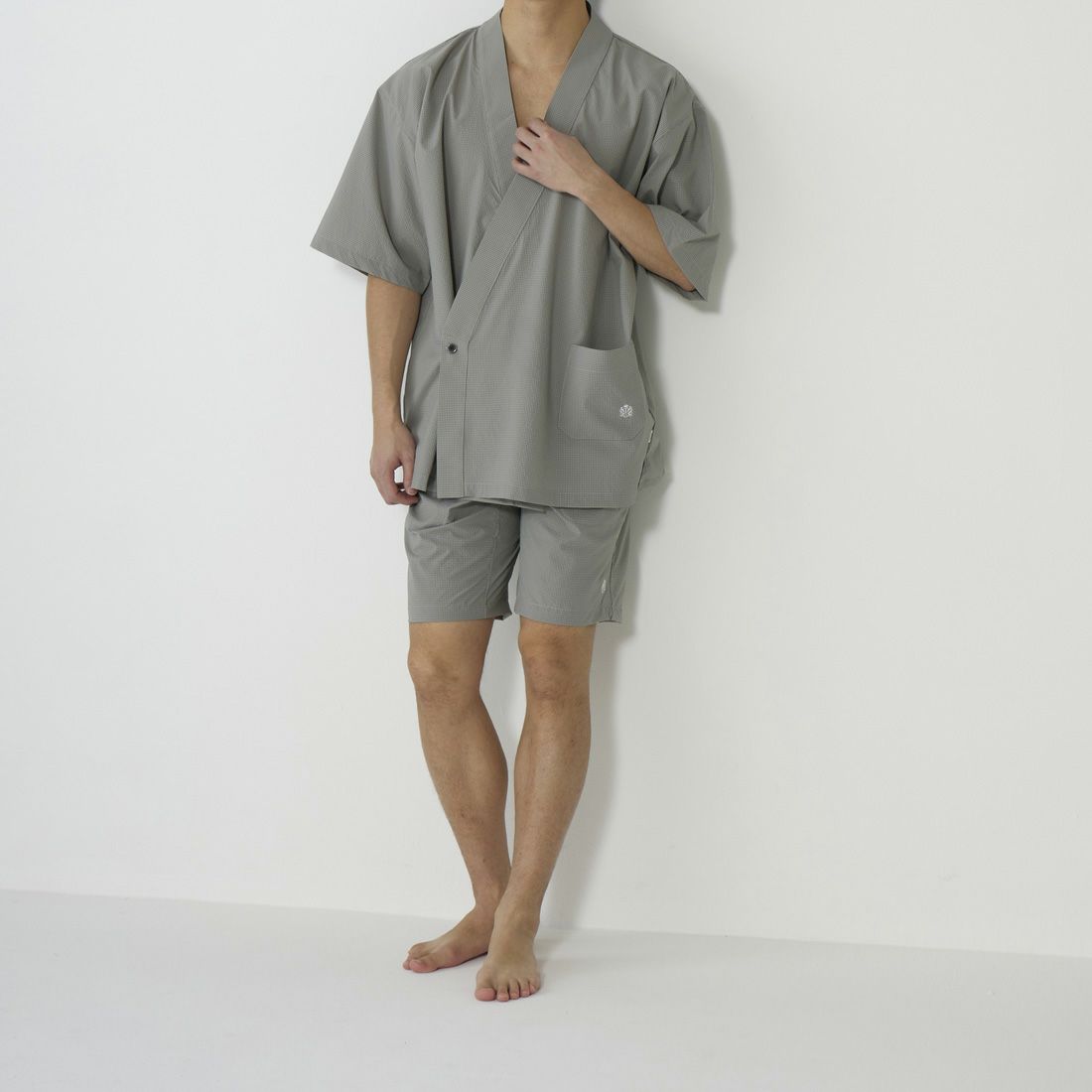 タケオキクチ　前閉じハーフパンツ