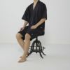 タケオキクチ　前閉じハーフパンツ
