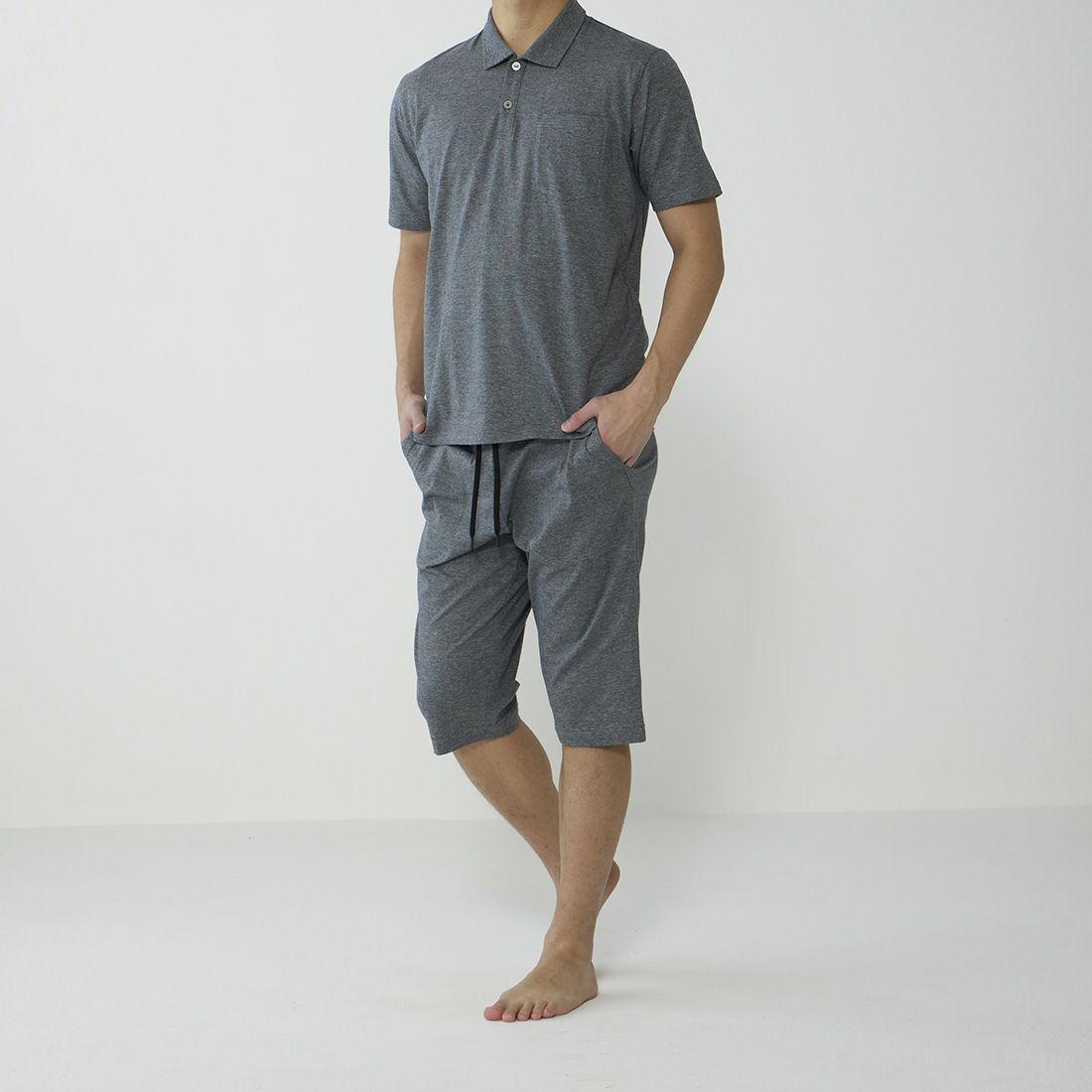 タケオキクチ　半袖衿きシャツ