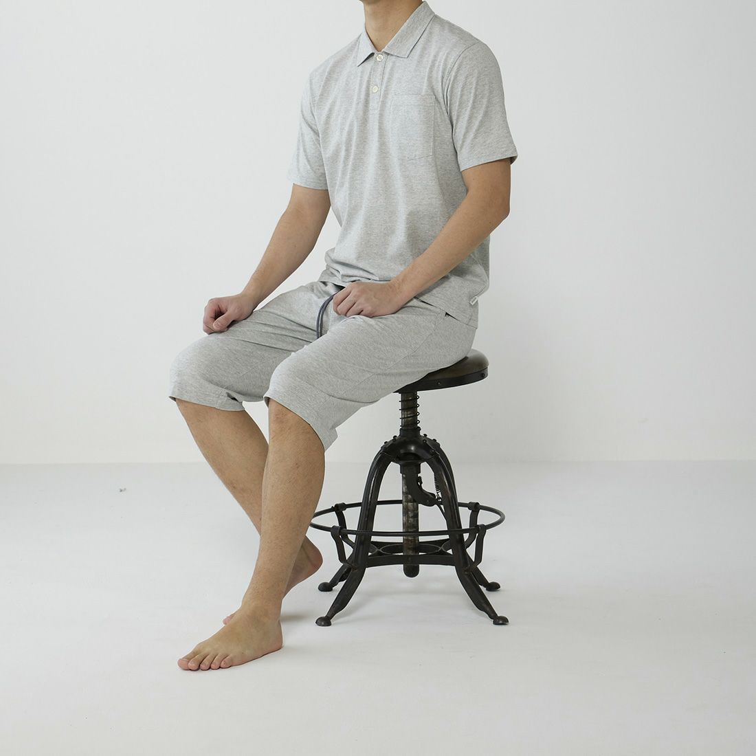 タケオキクチ　半袖衿きシャツ