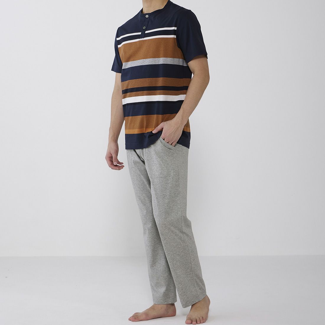 タケオキクチ　半袖クルーネックパジャマ