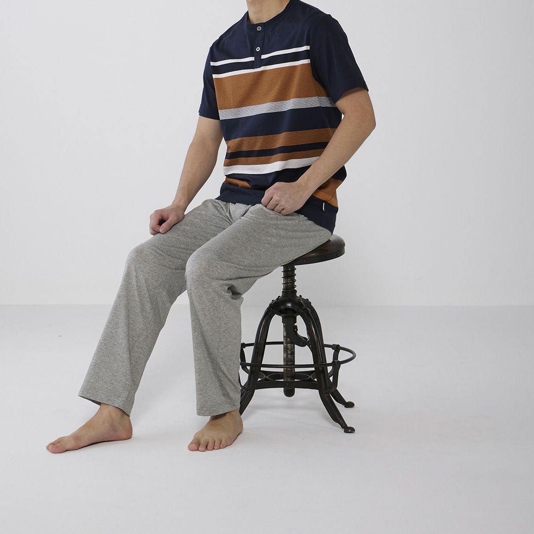 タケオキクチ　半袖クルーネックパジャマ