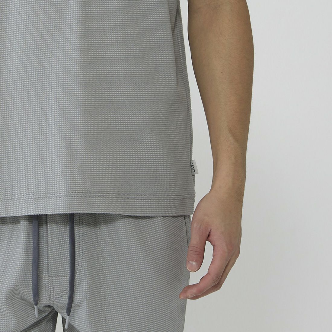 タケオキクチ　半袖レイヤードシャツ