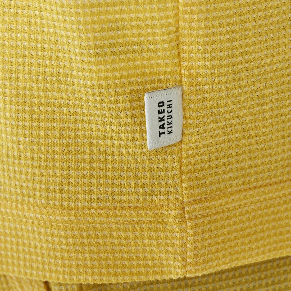 タケオキクチ　半袖レイヤードシャツ