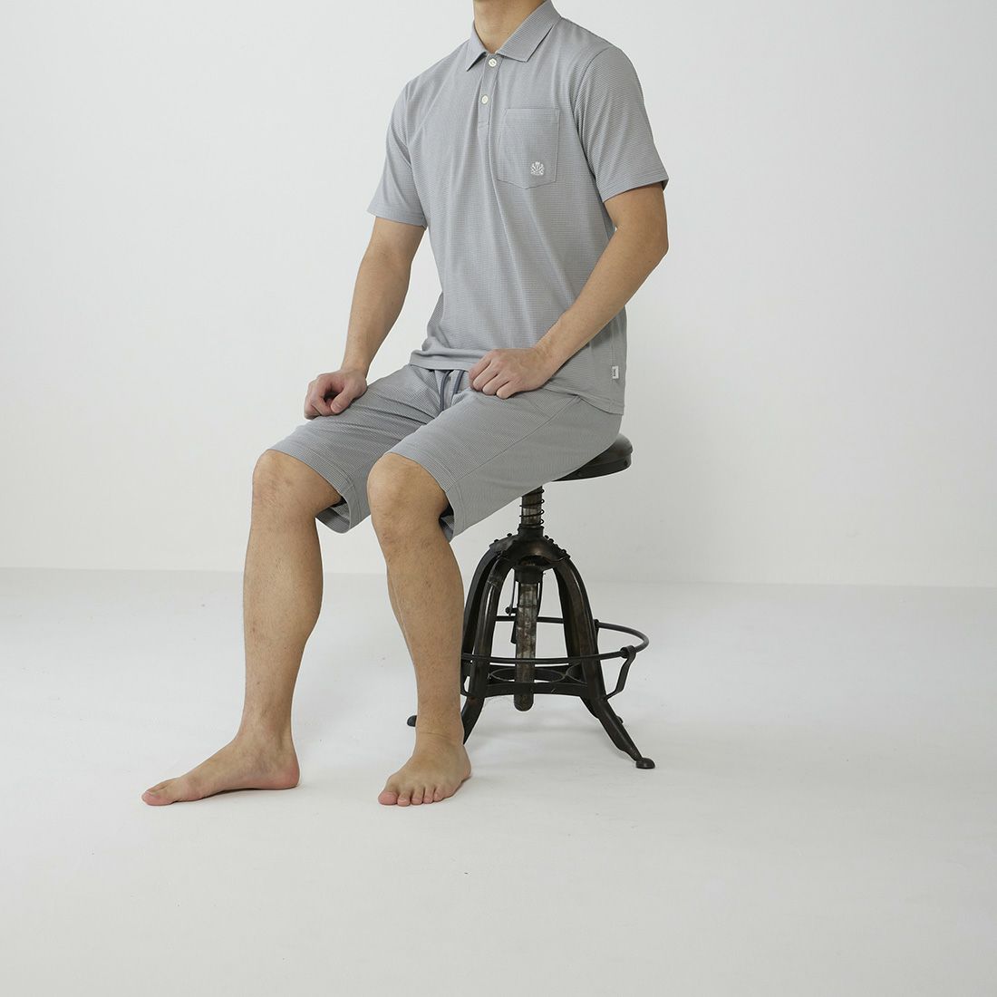 タケオキクチ　半袖衿きシャツ