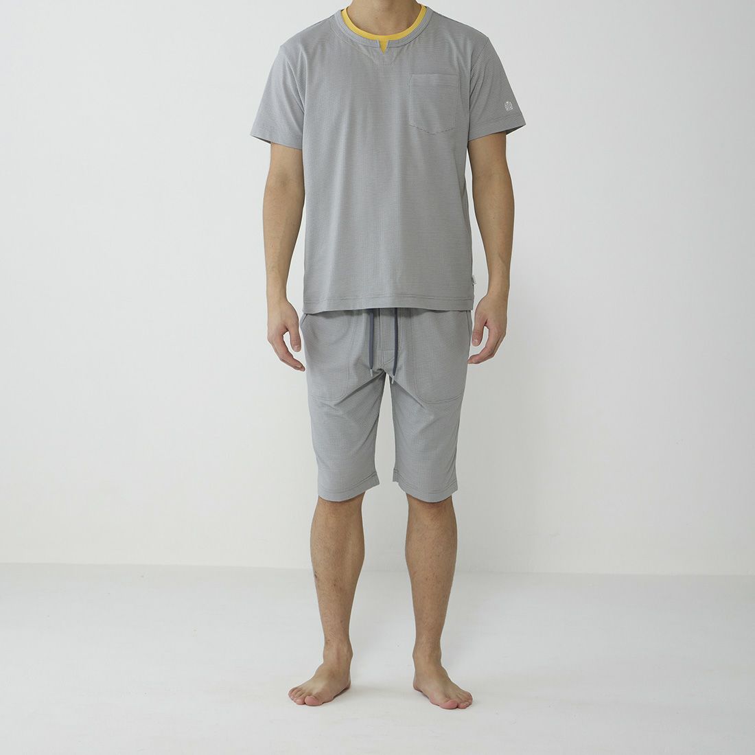 タケオキクチ　前開きハーフパンツ