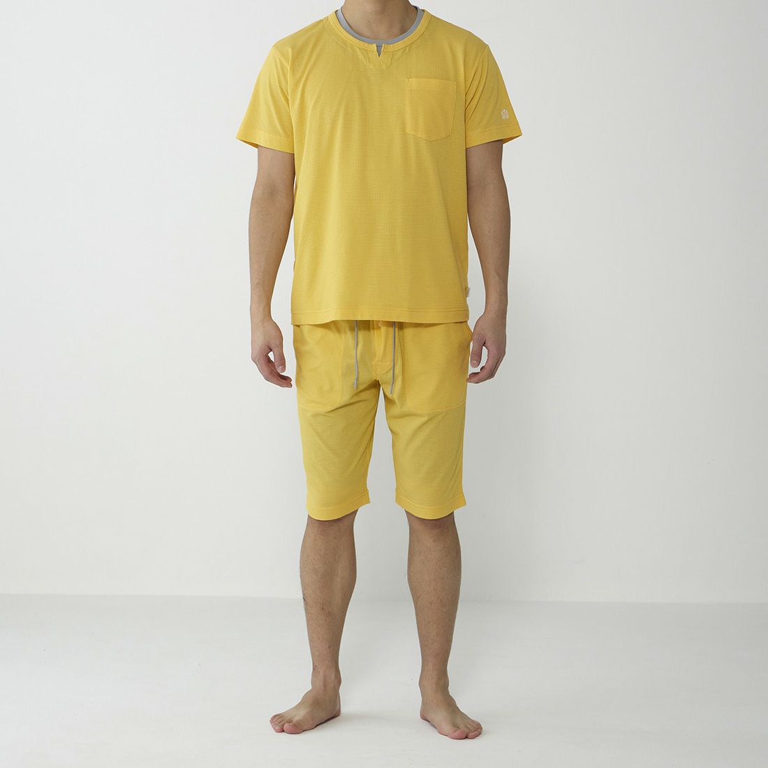 タケオキクチ　前開きハーフパンツ