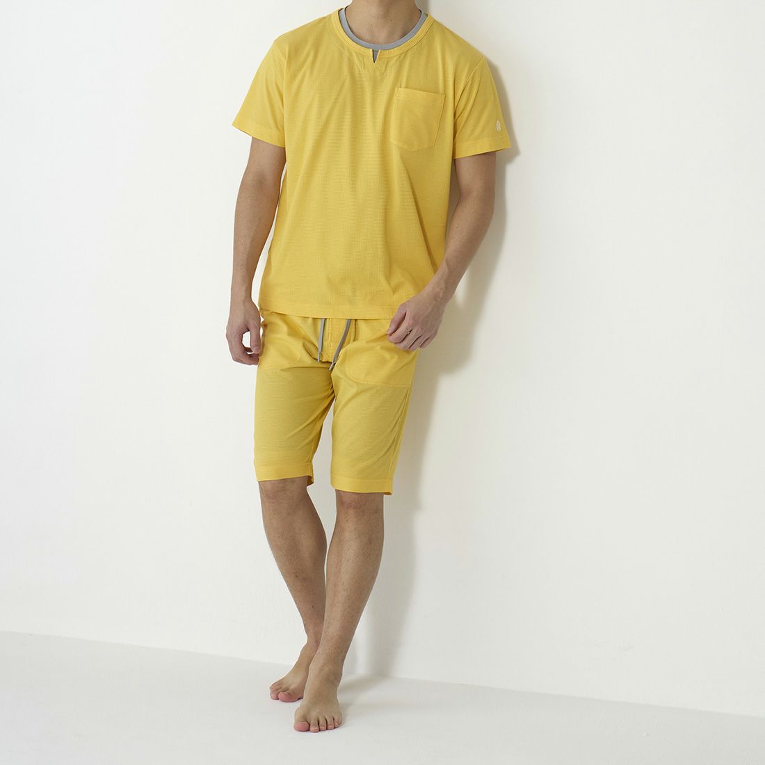 タケオキクチ　前開きハーフパンツ