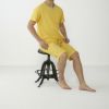 タケオキクチ　前開きハーフパンツ