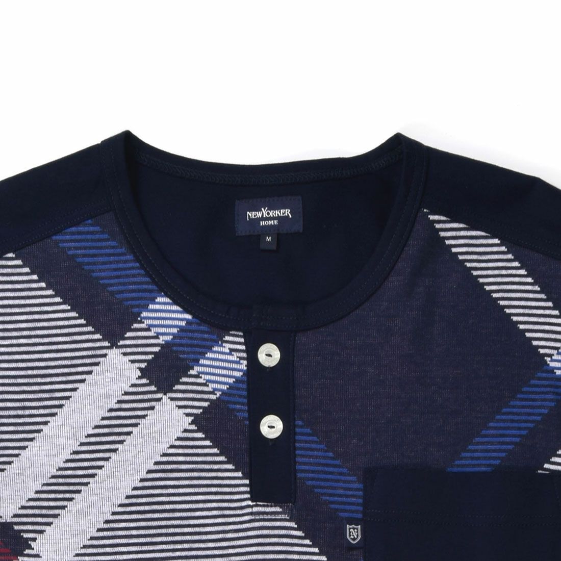 ニューヨーカー ヘンリーネックパジャマ