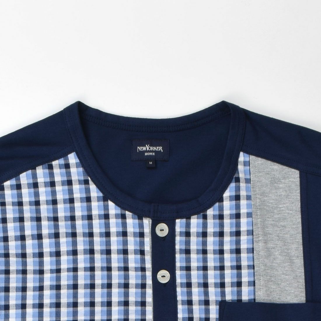 ニューヨーカー ヘンリーネックパジャマ