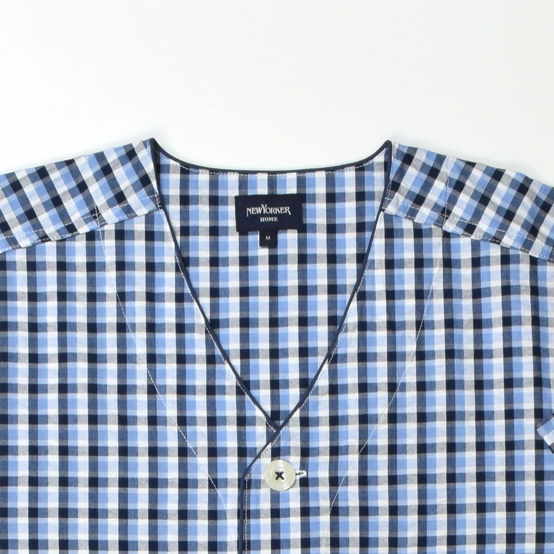 ニューヨーカー ノーカラー7分丈パンツパジャマ