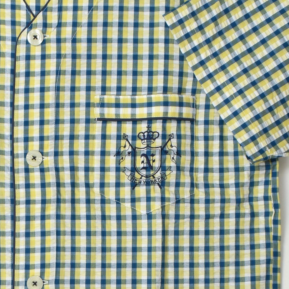 ニューヨーカー ノーカラー7分丈パンツパジャマ