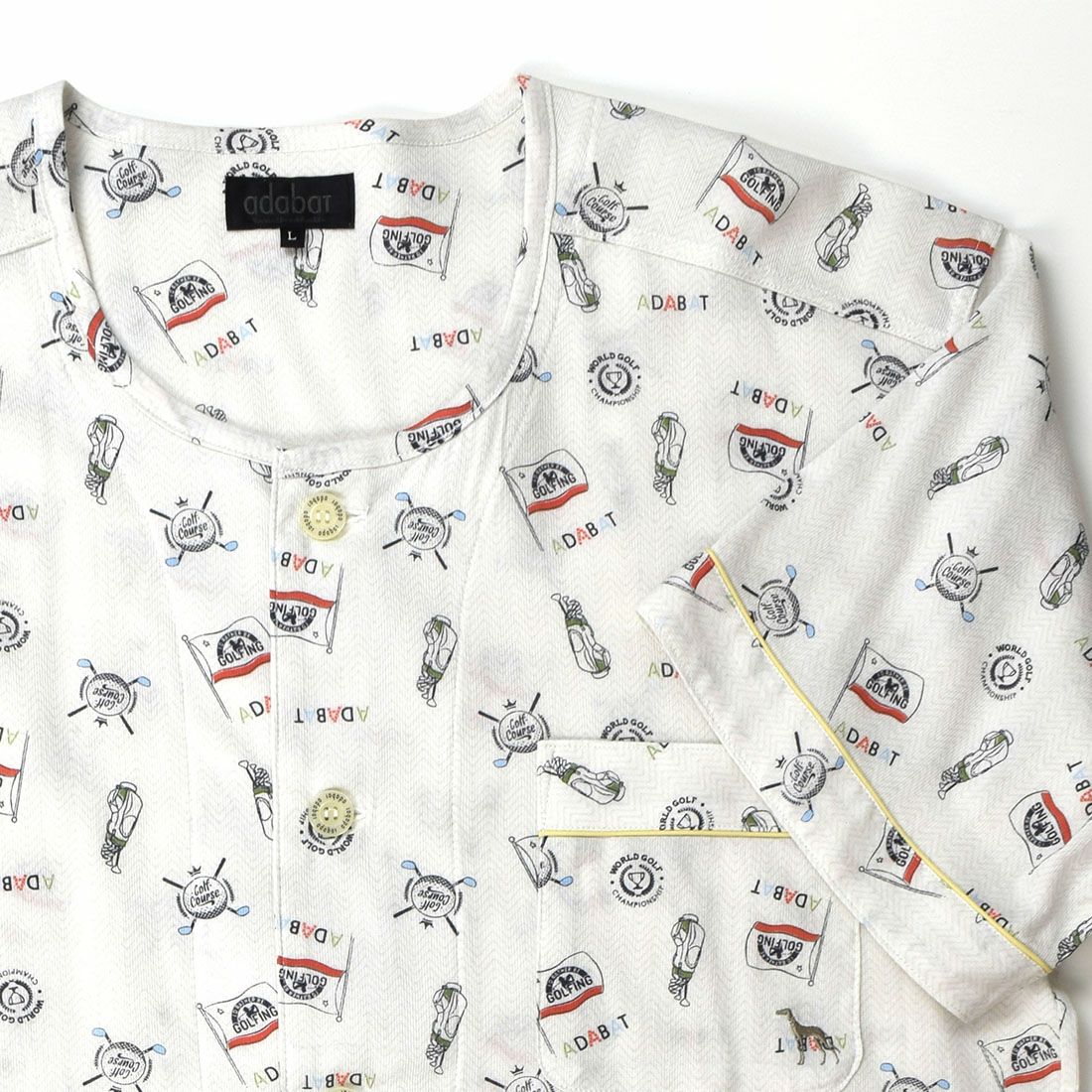 アダバット 半袖布帛パジャマ