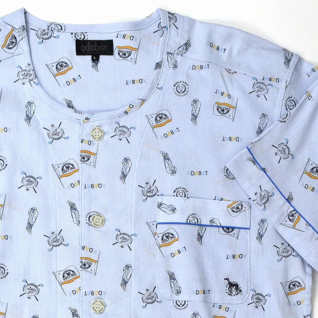 アダバット 半袖布帛パジャマ