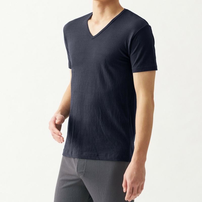 サランダー 半袖V首Tシャツ M・L・LL |インナー・肌着・下着通販