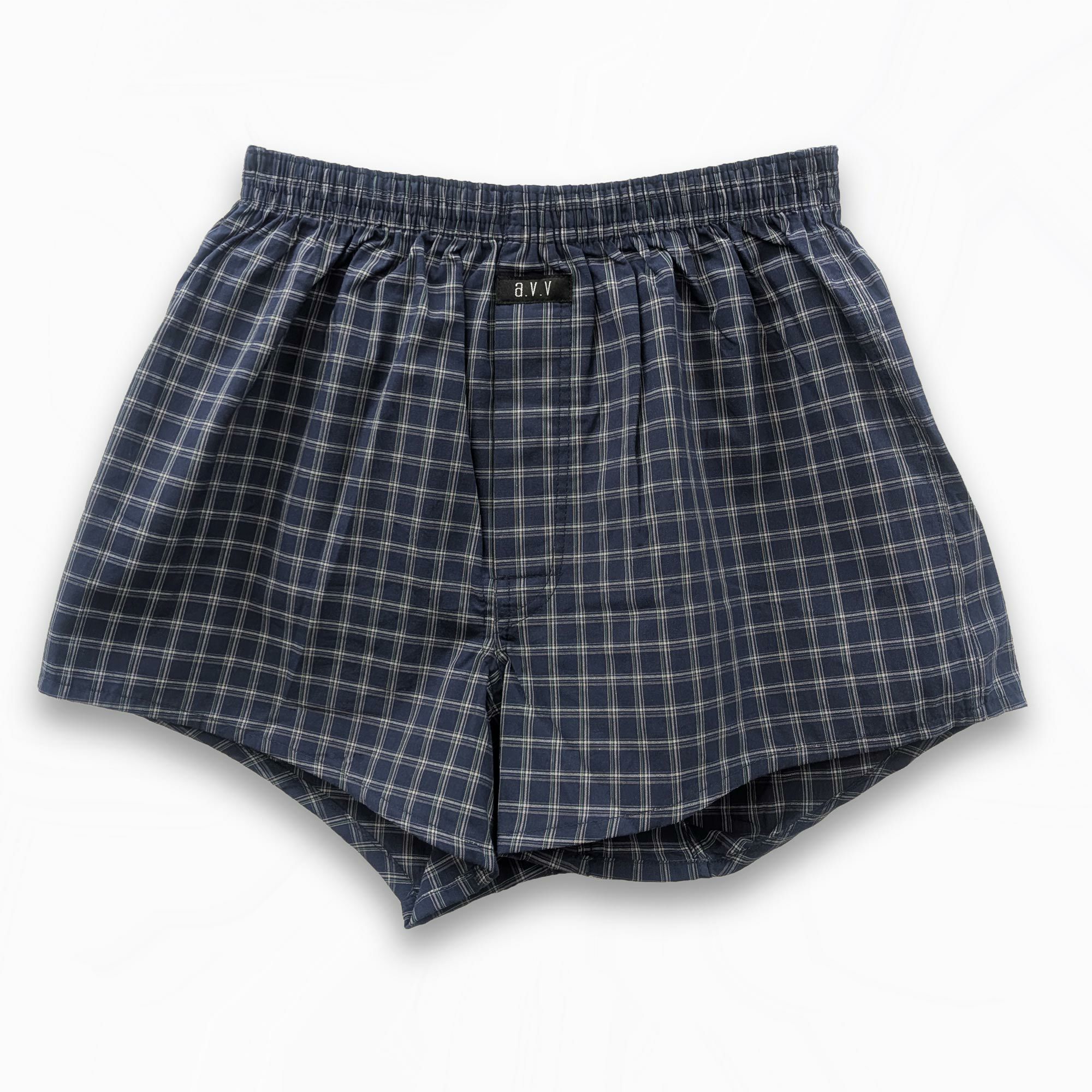 a.v.v 2枚組 前開き先染めトランクス M・L・LL |インナー・肌着・下着