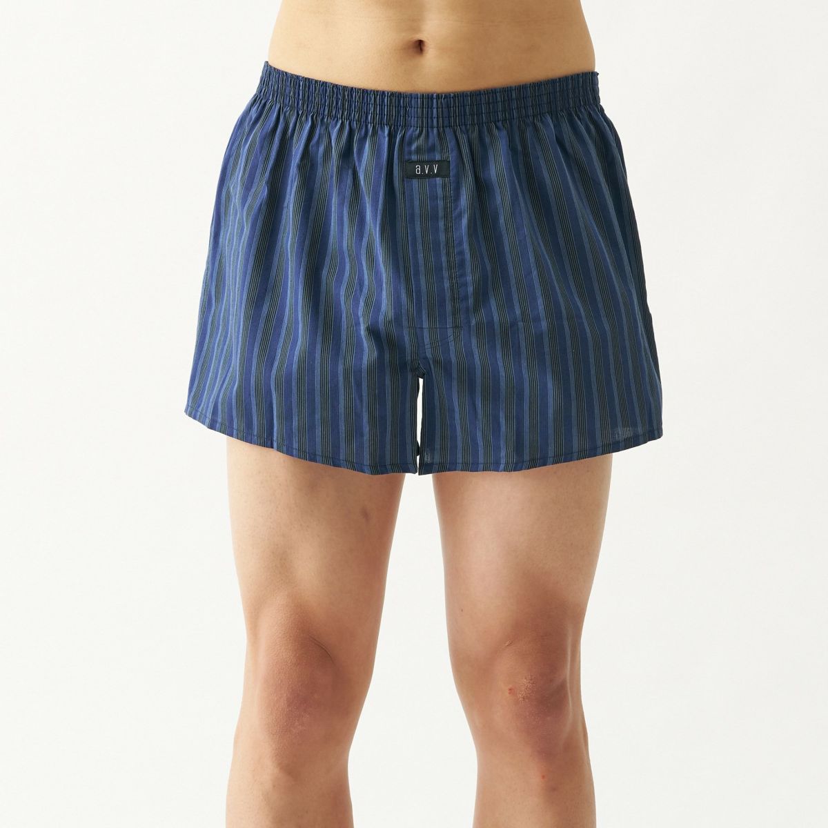 a.v.v 2枚組 前開き先染めトランクス M･L･LL