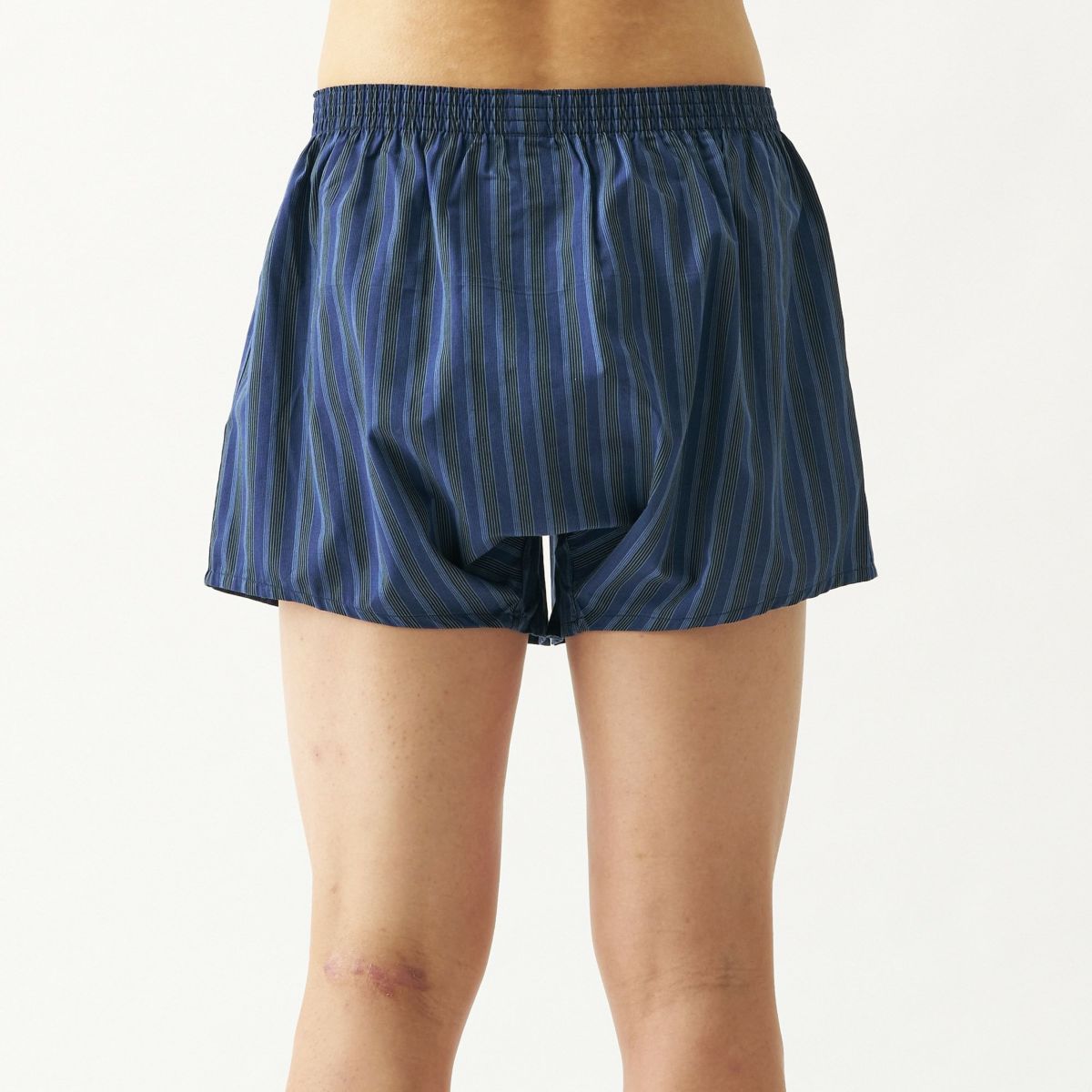 a.v.v 2枚組 前開き先染めトランクス M･L･LL