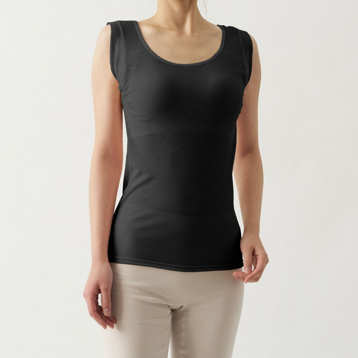 汗取りさん カップ付き ワイドタンクトッップ M･L･LL