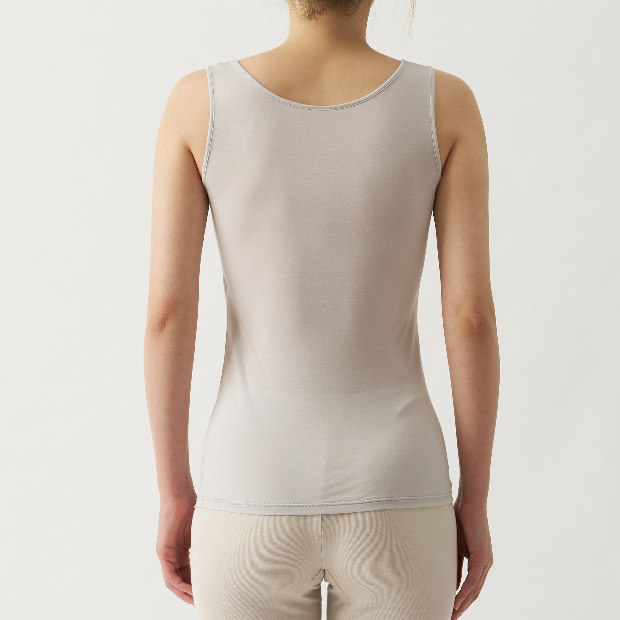 Saratto LAB. シルク入り放熱カップ付きタンクトッップ