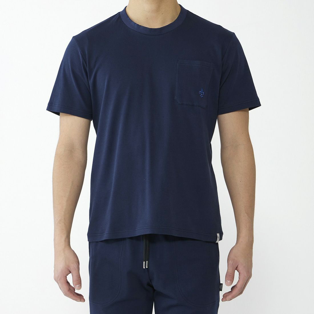 エポカ ウォモ アメリカンシーアイランドコットン半袖クルーネック 