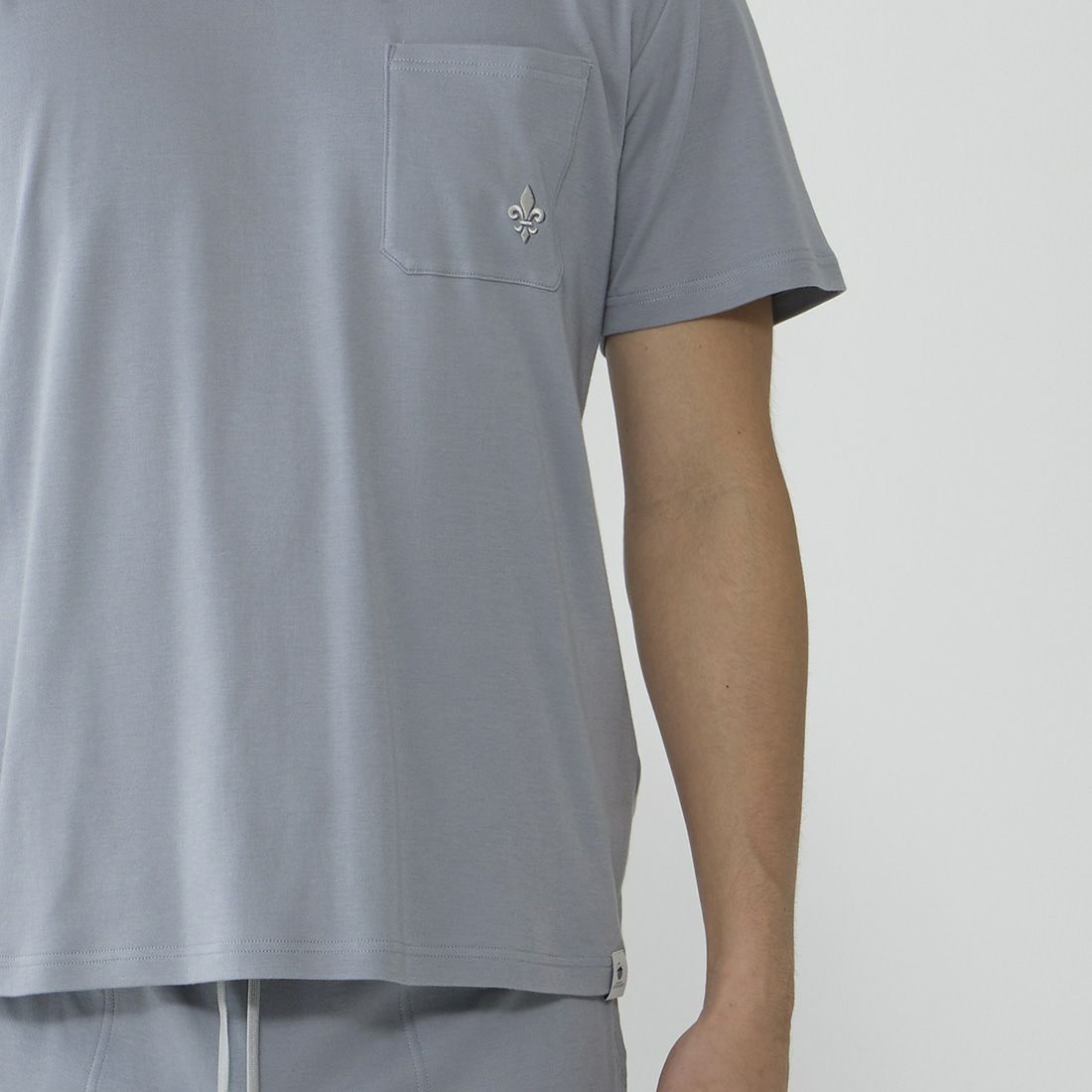 エポカ ウォモ アメリカンシーアイランドコットン半袖クルーネック 