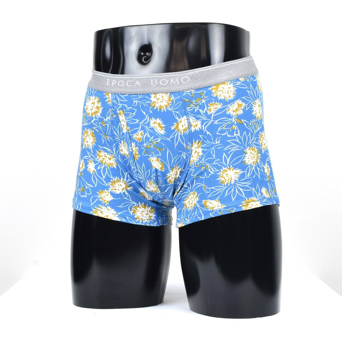 エポカ ウォモ 強撚糸前閉プリントボクサー