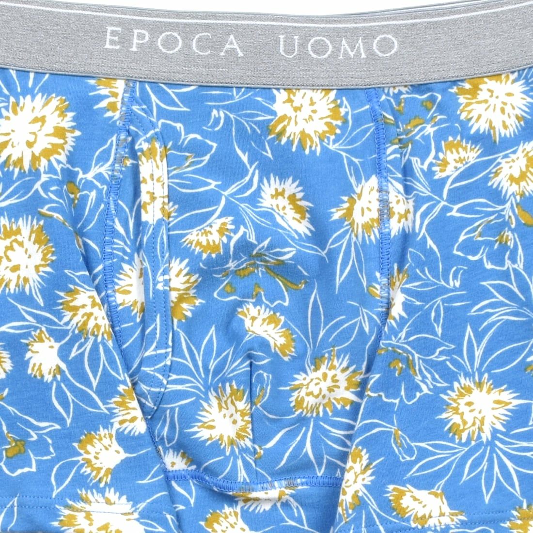 エポカ ウォモ 強撚糸前閉プリントボクサー