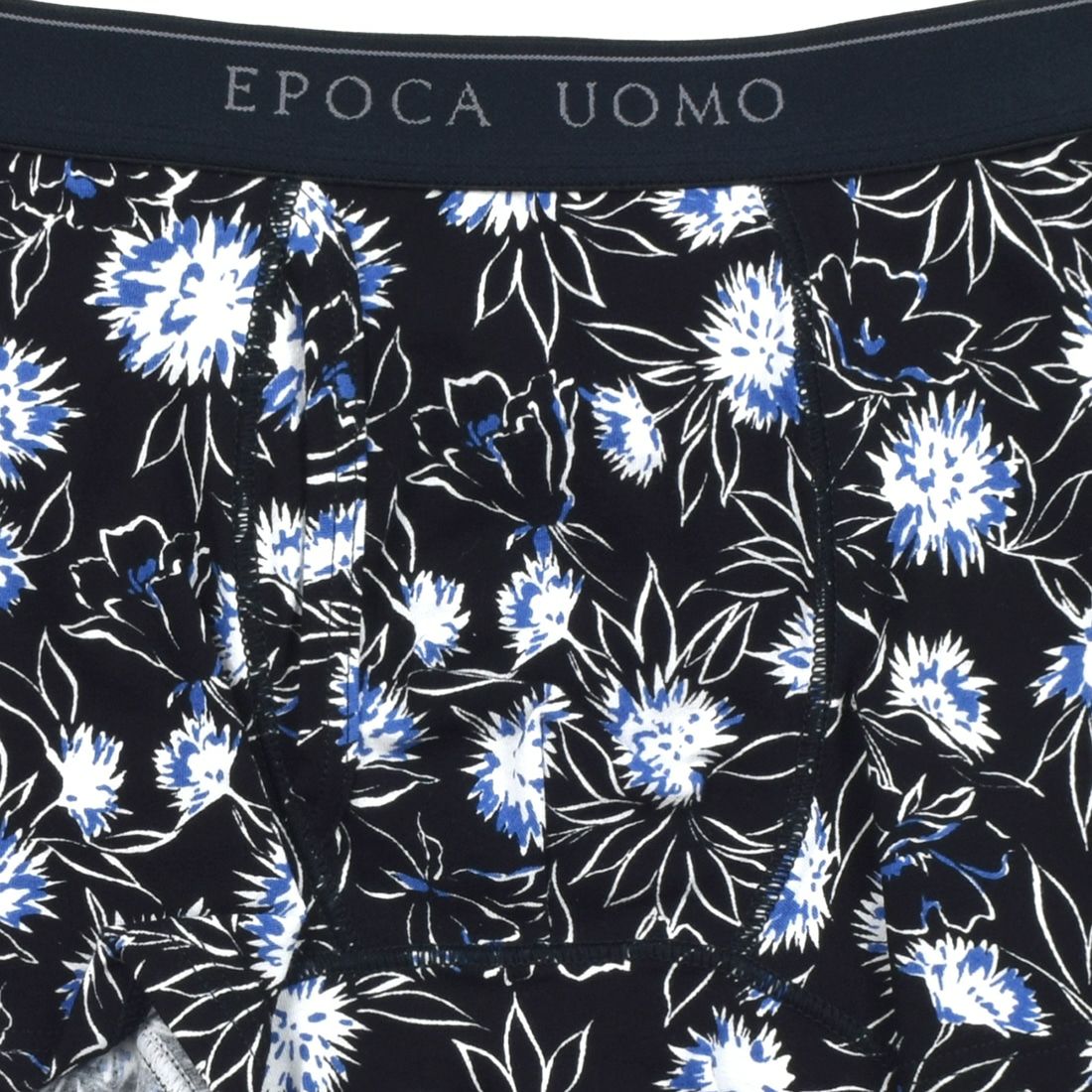 エポカ ウォモ 強撚糸前閉プリントボクサー