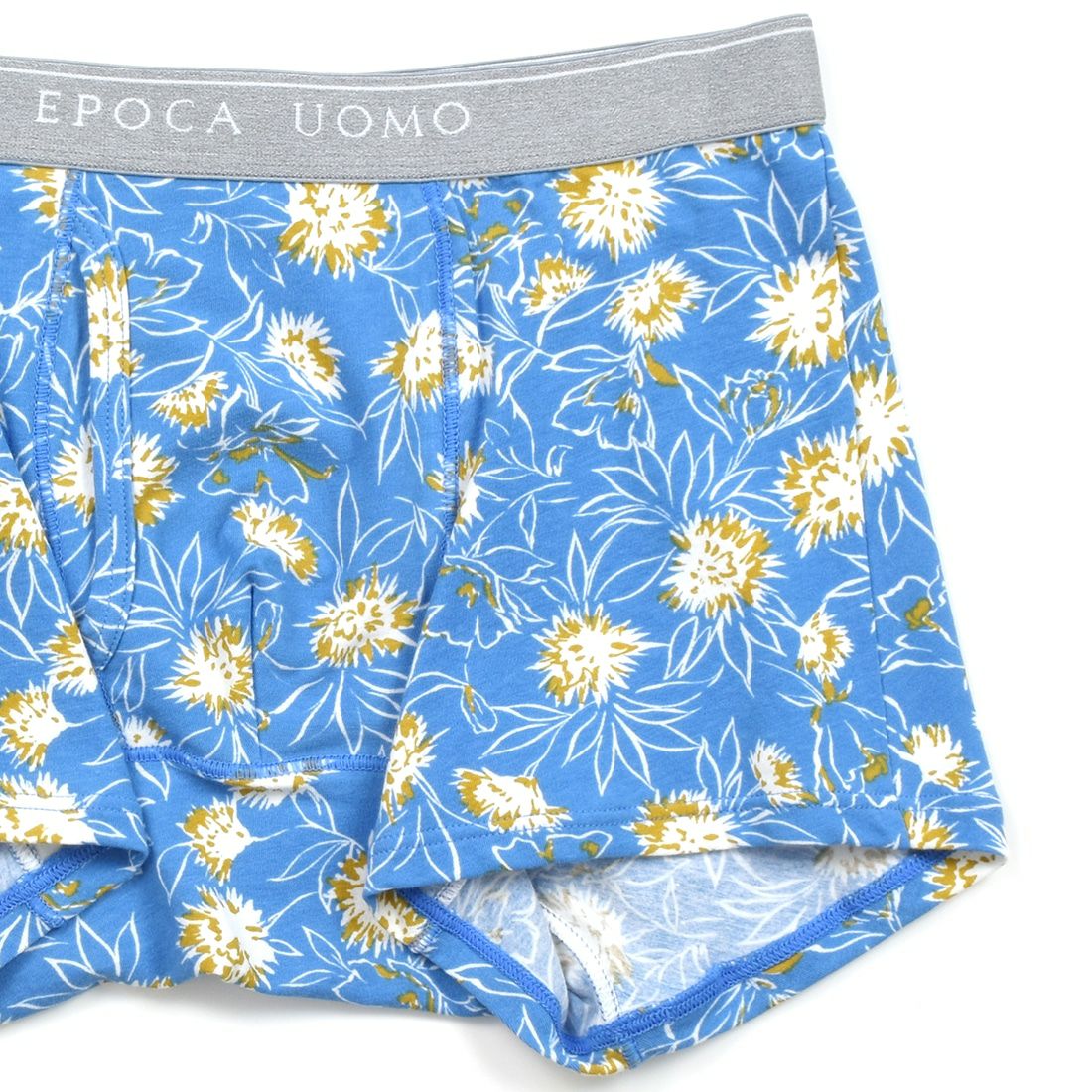 エポカ ウォモ 強撚糸前閉プリントボクサー