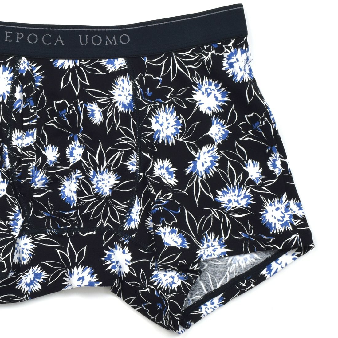 エポカ ウォモ 強撚糸前閉プリントボクサー