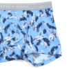エポカ ウォモ 強撚糸前閉プリントボクサー