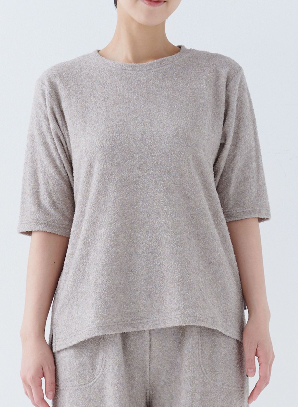 ライトソデス レディース 5分袖シャツ