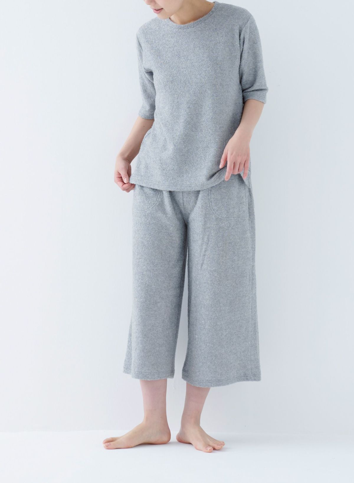 ライトソデス レディース 5分袖シャツ